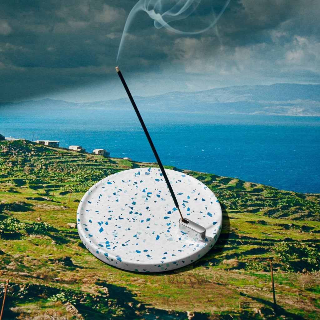Terrazzo Tray and Incense Sticks